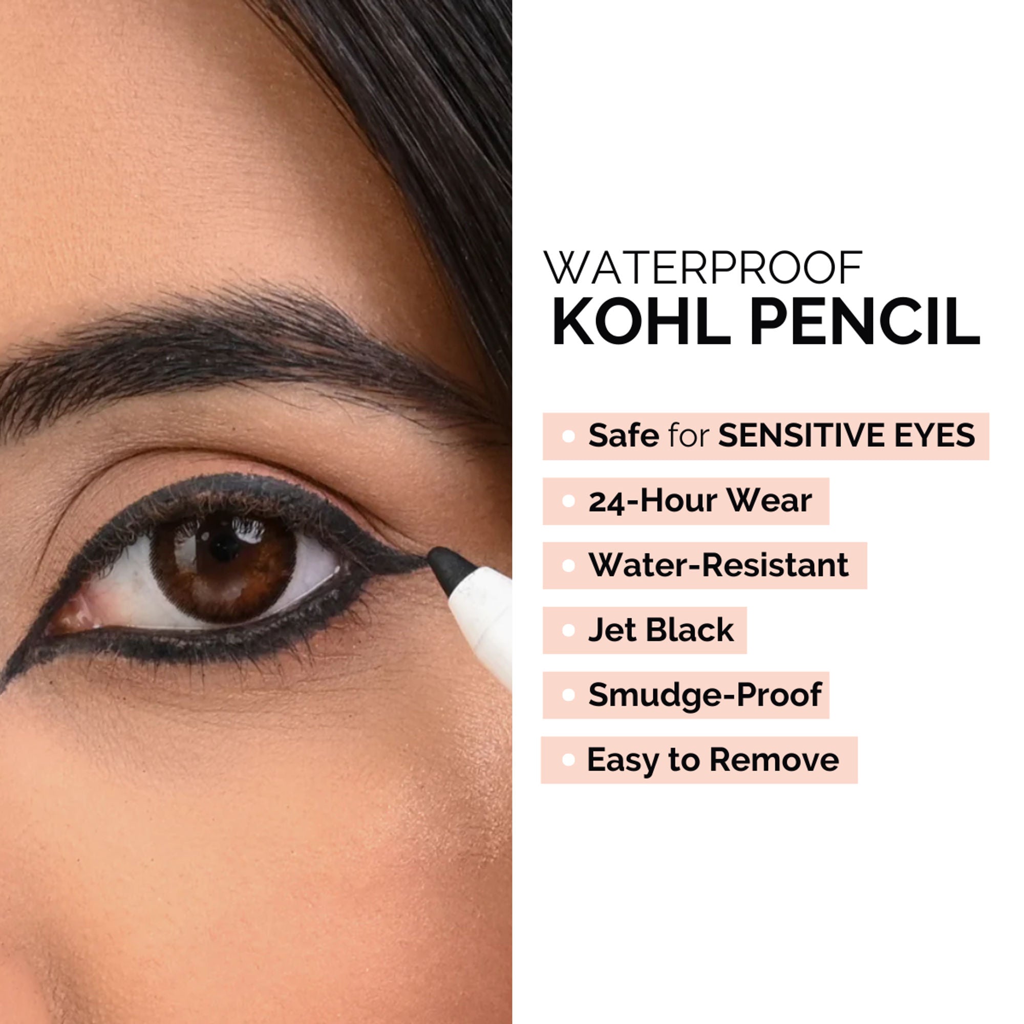 IRIS COSMETICS Back To Black Waterproof Kohl Pencil | Grab2Buy