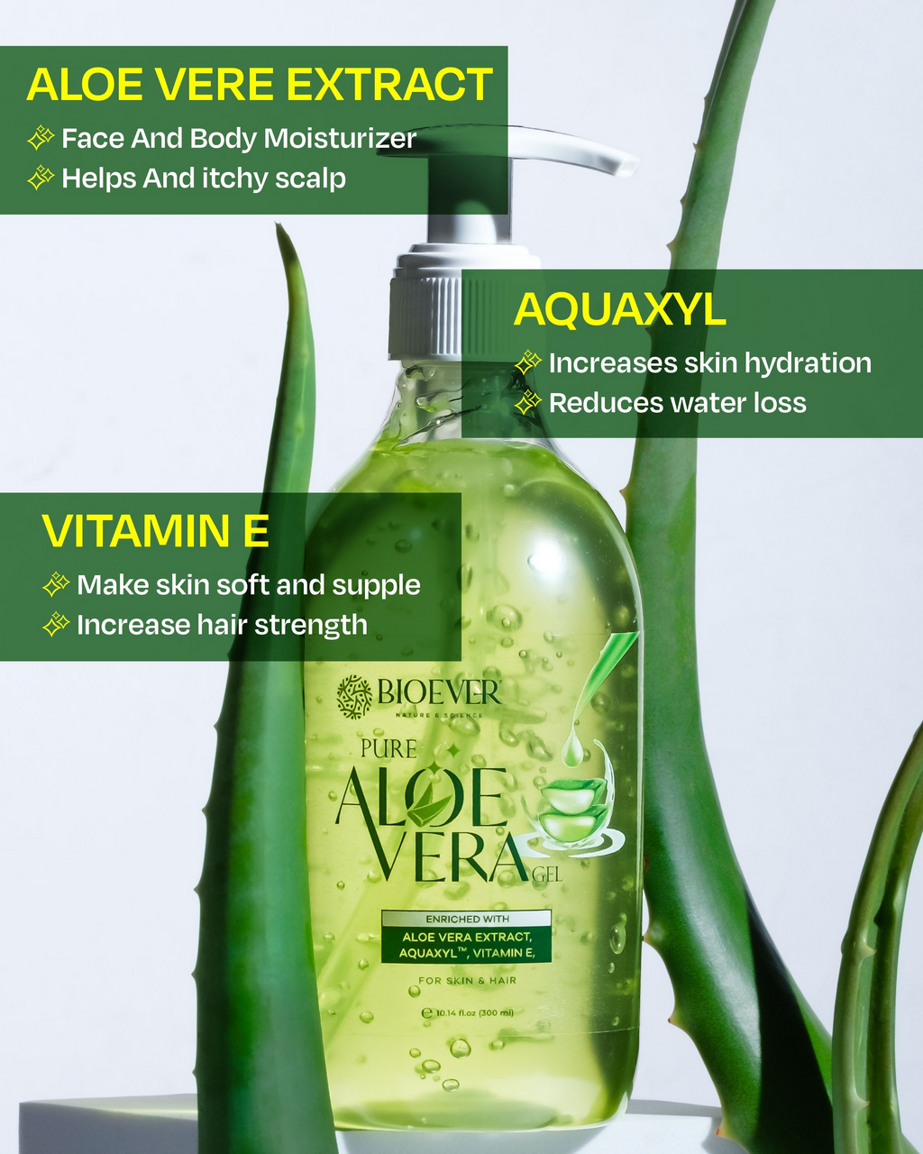 Bioever Pure Aloe Vera Gel | Grab2Buy