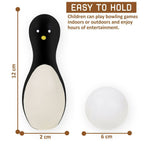Matoyi Wooden Penguin Bowling Set For Kids | Grab2Buy