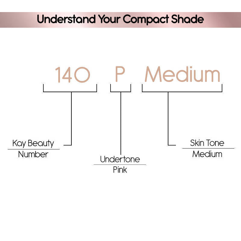 Kay Beauty By Katrina Kaif Matte Compact - 140P Medium | Grab2Buy