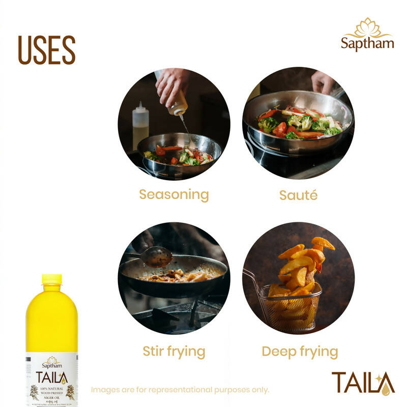 Saptham Taila 100% Wood Pressed Niger Oil | Grab2Buy