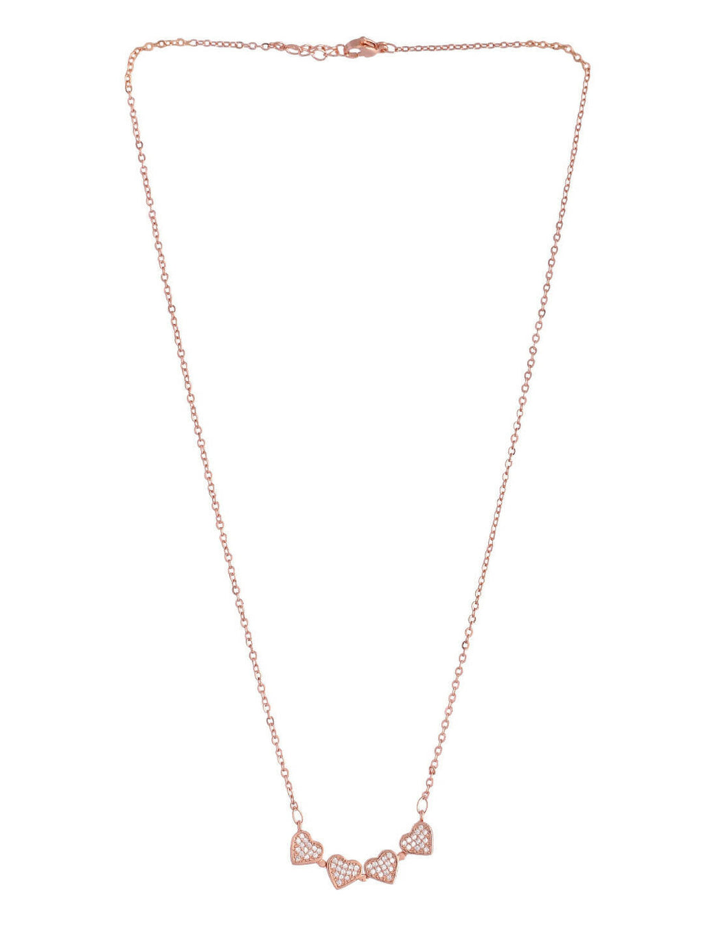 VOJ Women Gold Color stainless steel Necklace and Chains