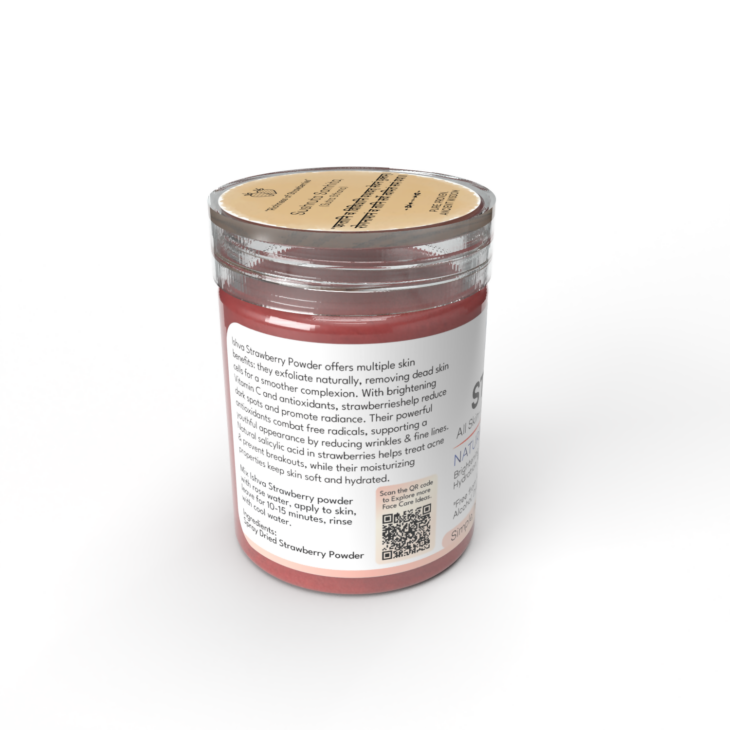 Ishva Strawberry Powder For Skin | Grab2Buy