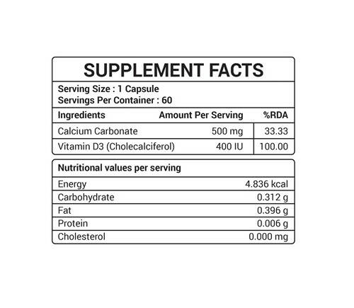 Nutrisouk Vitamin D3 Capsules | Grab2Buy