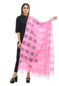 Mominos Fashion Baby Pink Window Dupatta | Grab2Buy