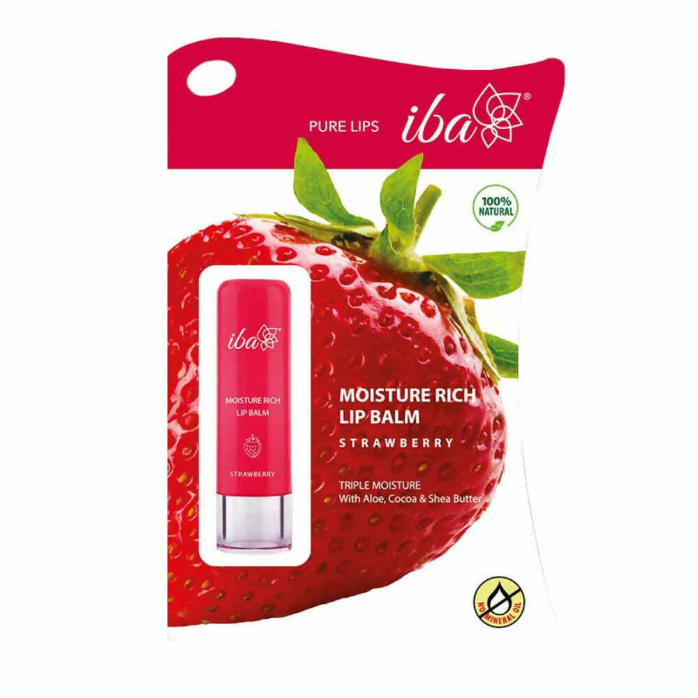 Iba Moisture Rich Lip Balm - Strawberry | Grab2Buy