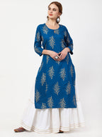 Cheera Kurta with Skirt & Embroidered Dupatta Set (CH111KSD) | Grab2Buy
