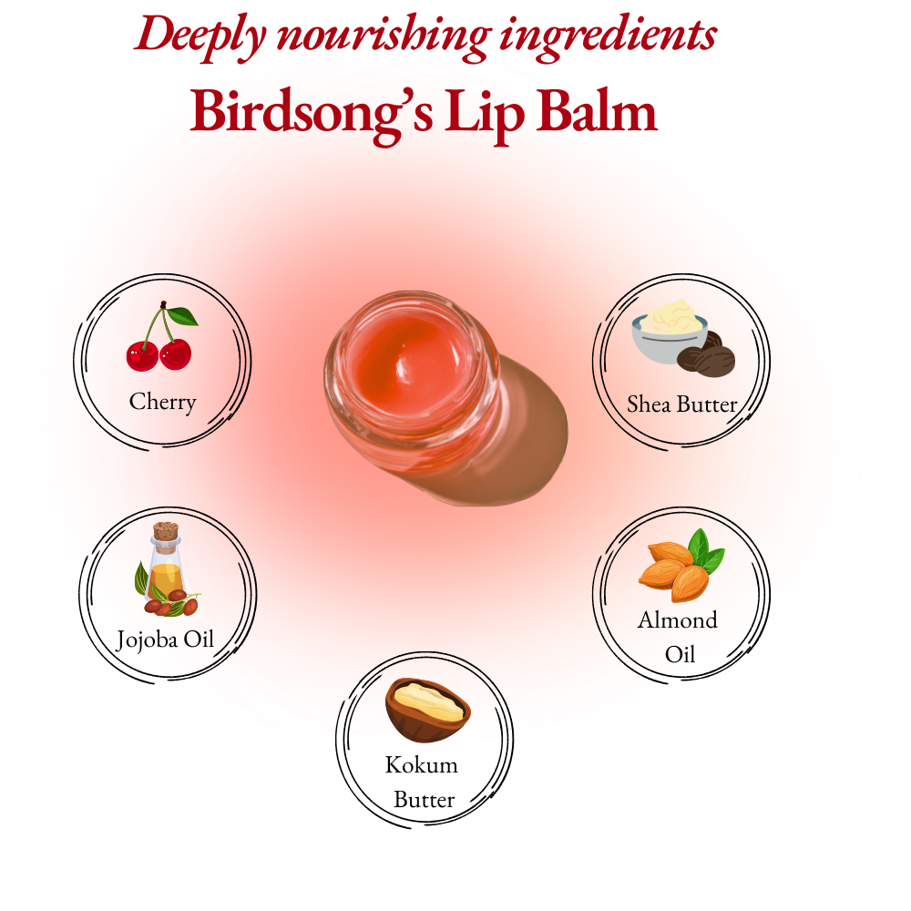 Birdsong Lip Balm - Himalayan Cherry & Plum | Grab2Buy