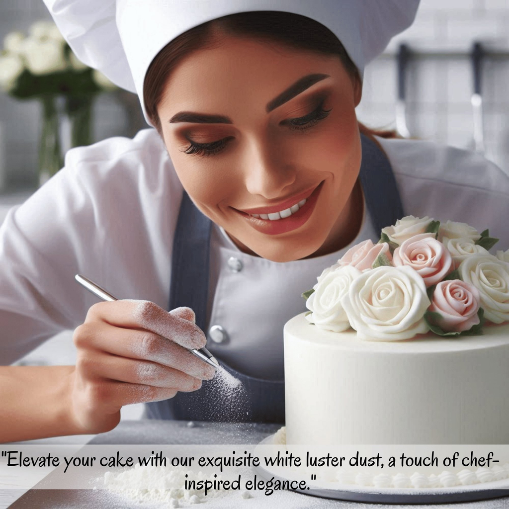 Confect Crystal White | Edible Luster Dust | Grab2Buy