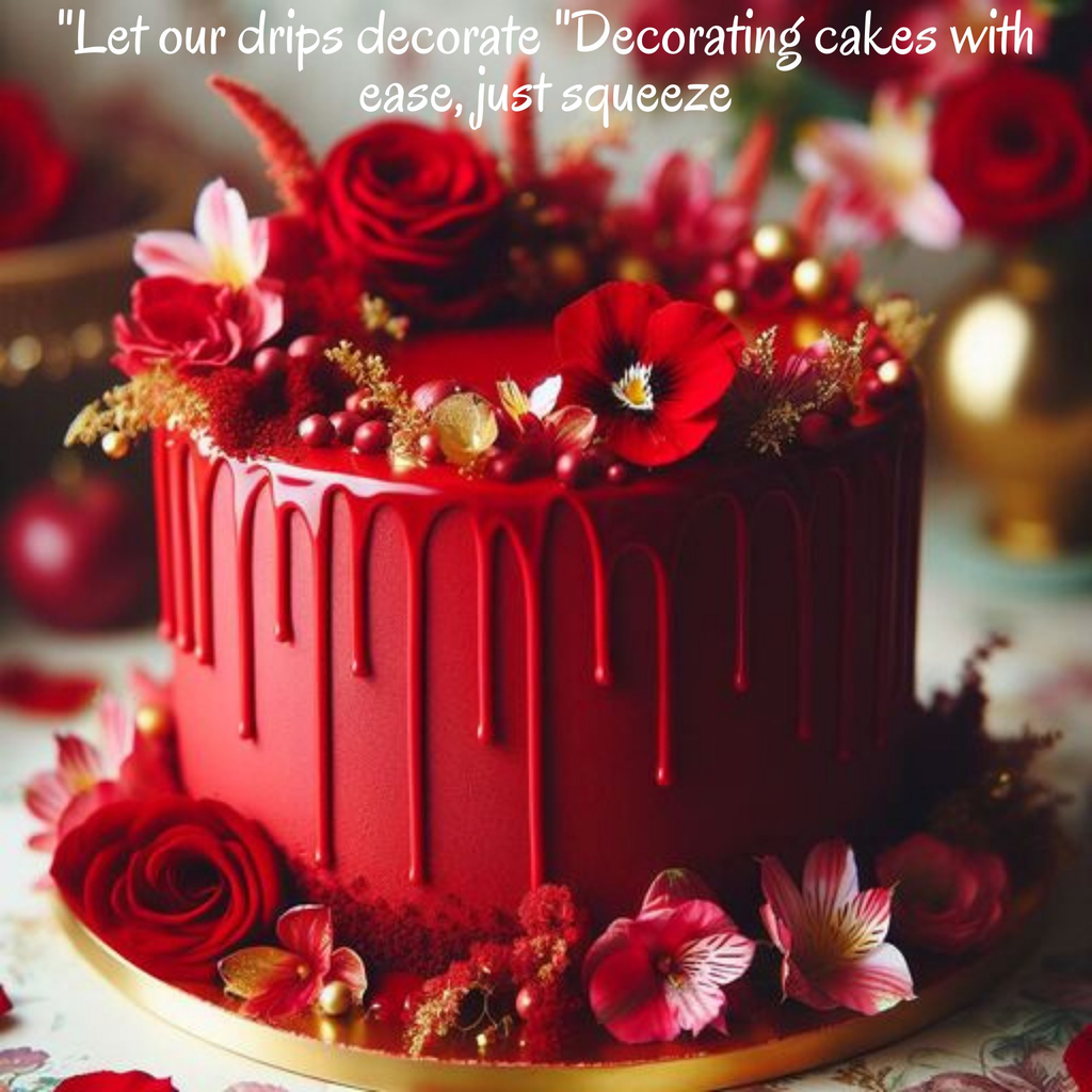 Confect Roseate Red | Edible Drips | Grab2Buy