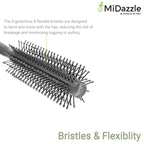 MiDazzle Hair Brush (Grey) MIHB0034