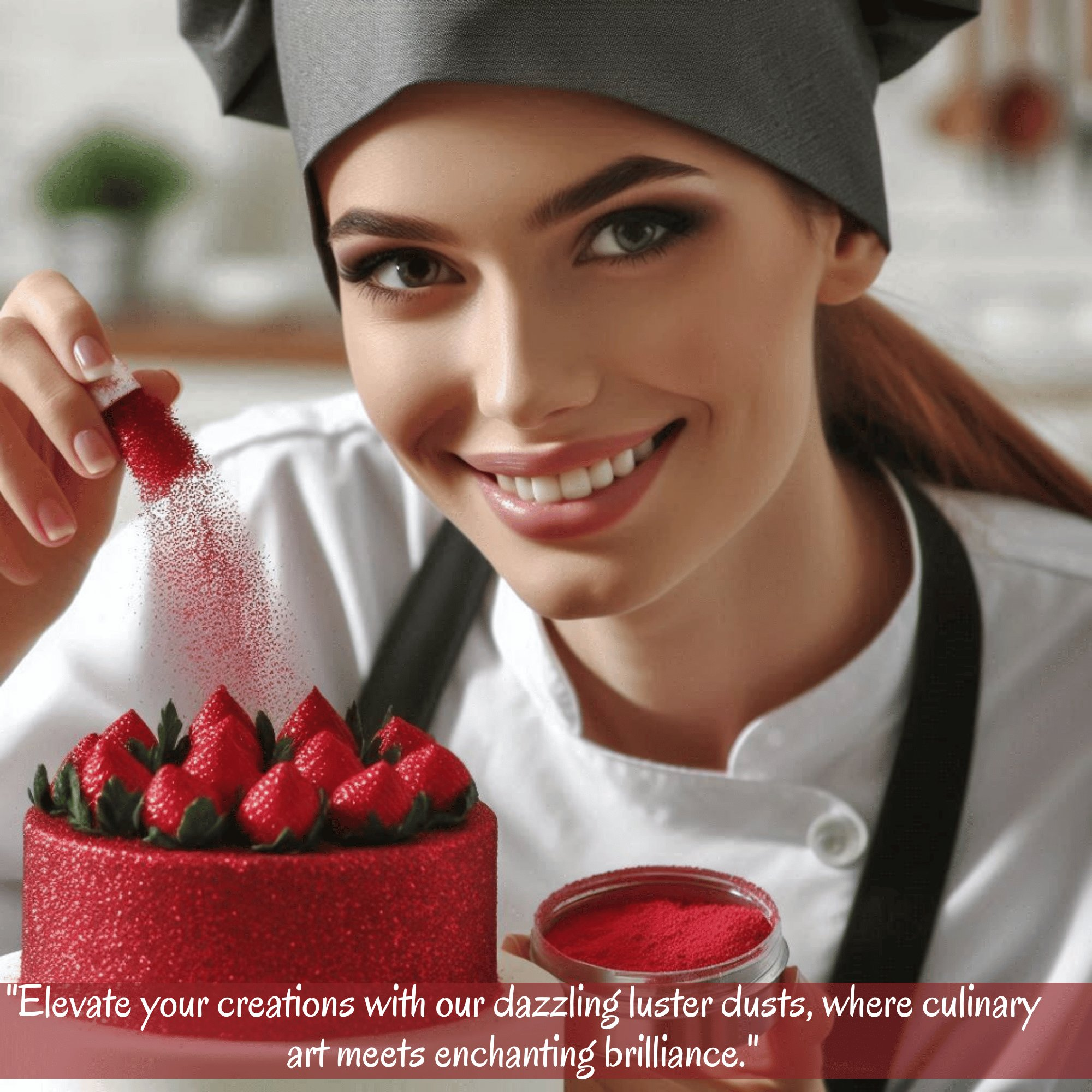 Confect Crystal Wine Red | Edible Luster Dust