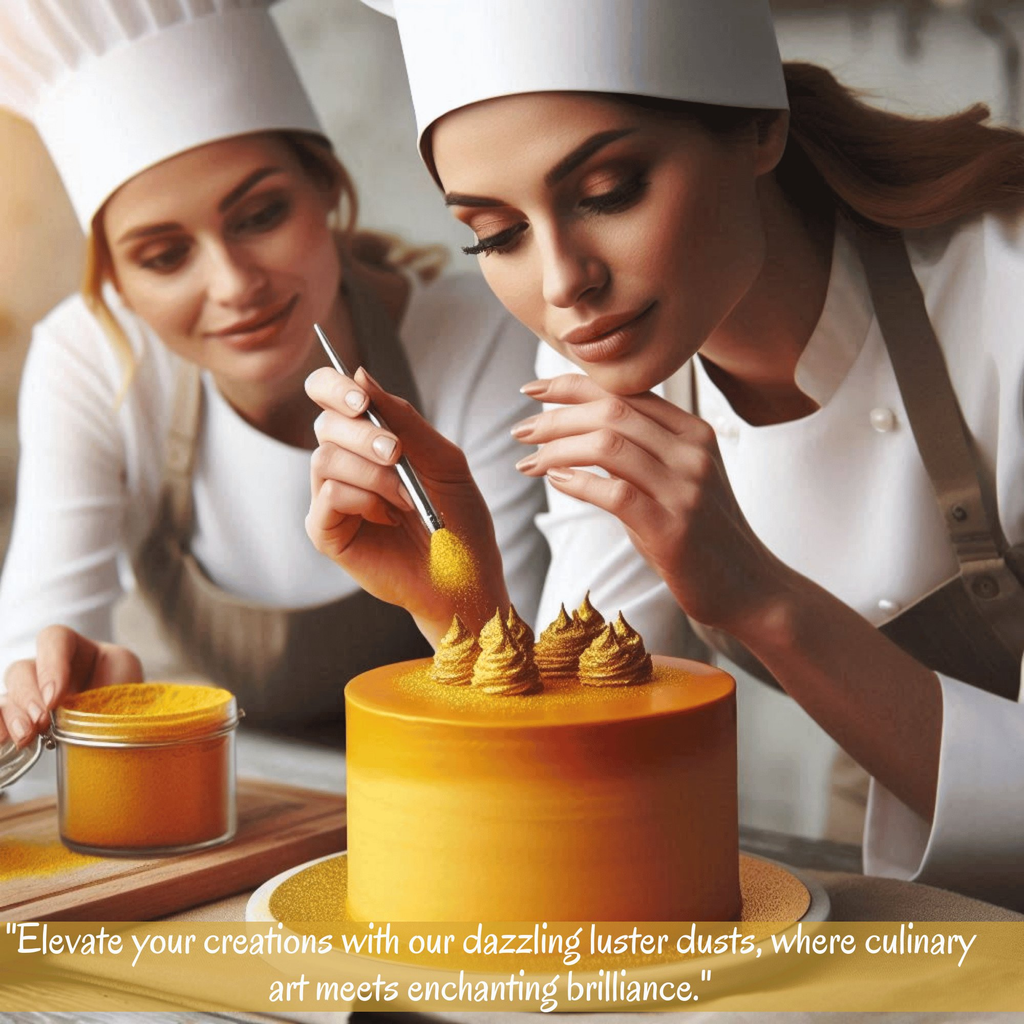 Confect Marigold Yellow | Edible Luster Dust | Grab2Buy
