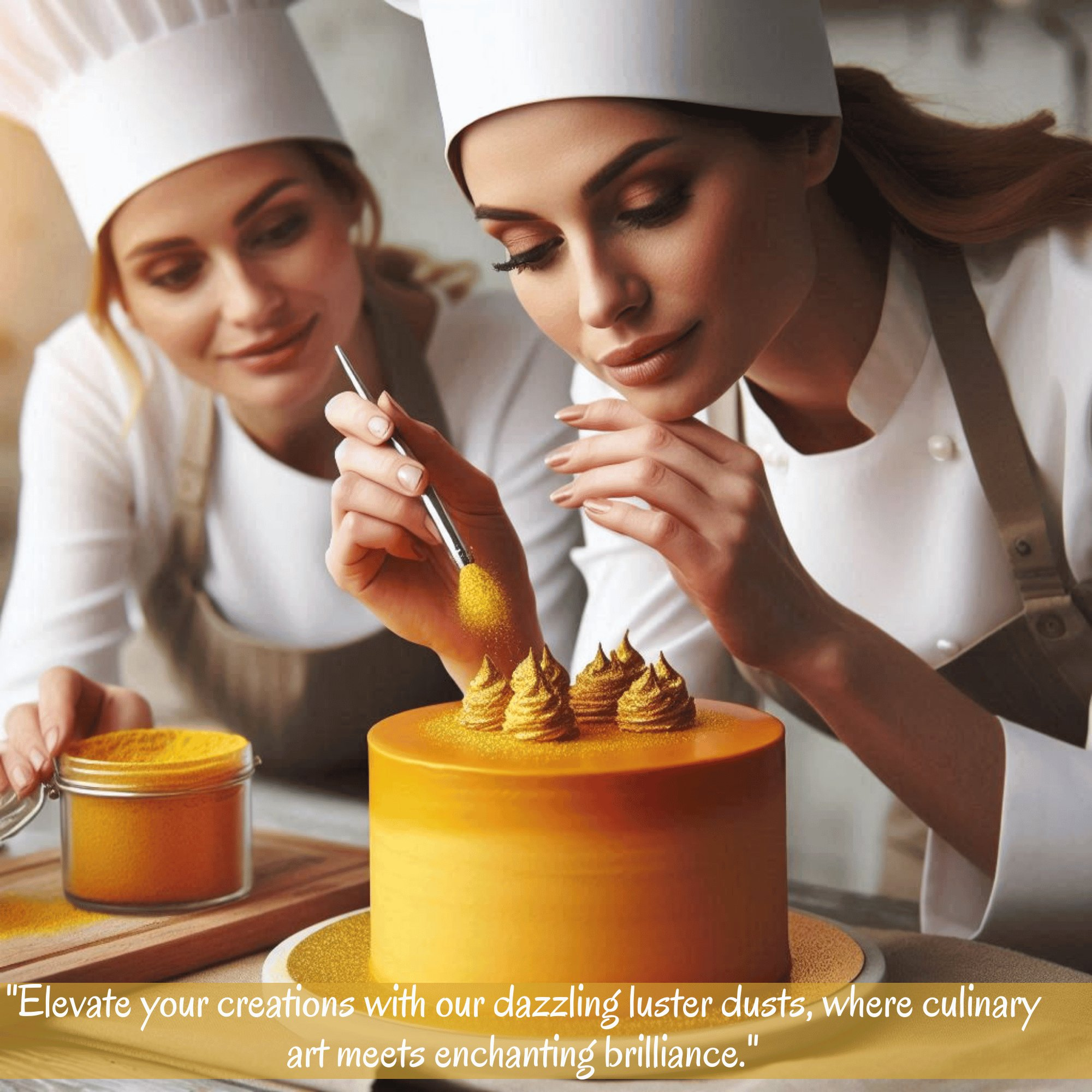 Confect Marigold Yellow | Edible Luster Dust | Grab2Buy