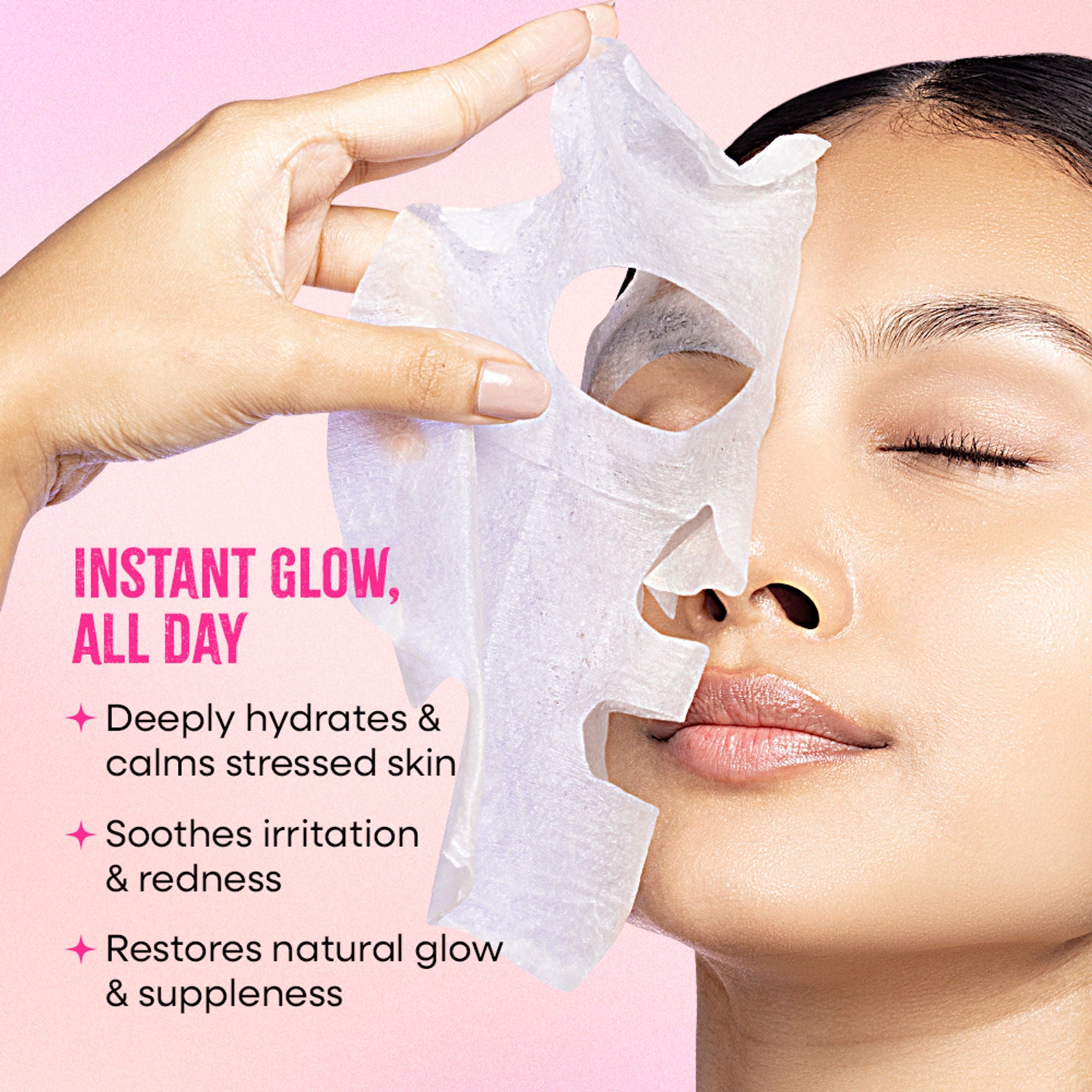 Nykaa Green Tea + Aloe Vera Sheet Mask For Hydrated Skin - Formulated in Korea - For All Skin Types - Rose + Goat Milk