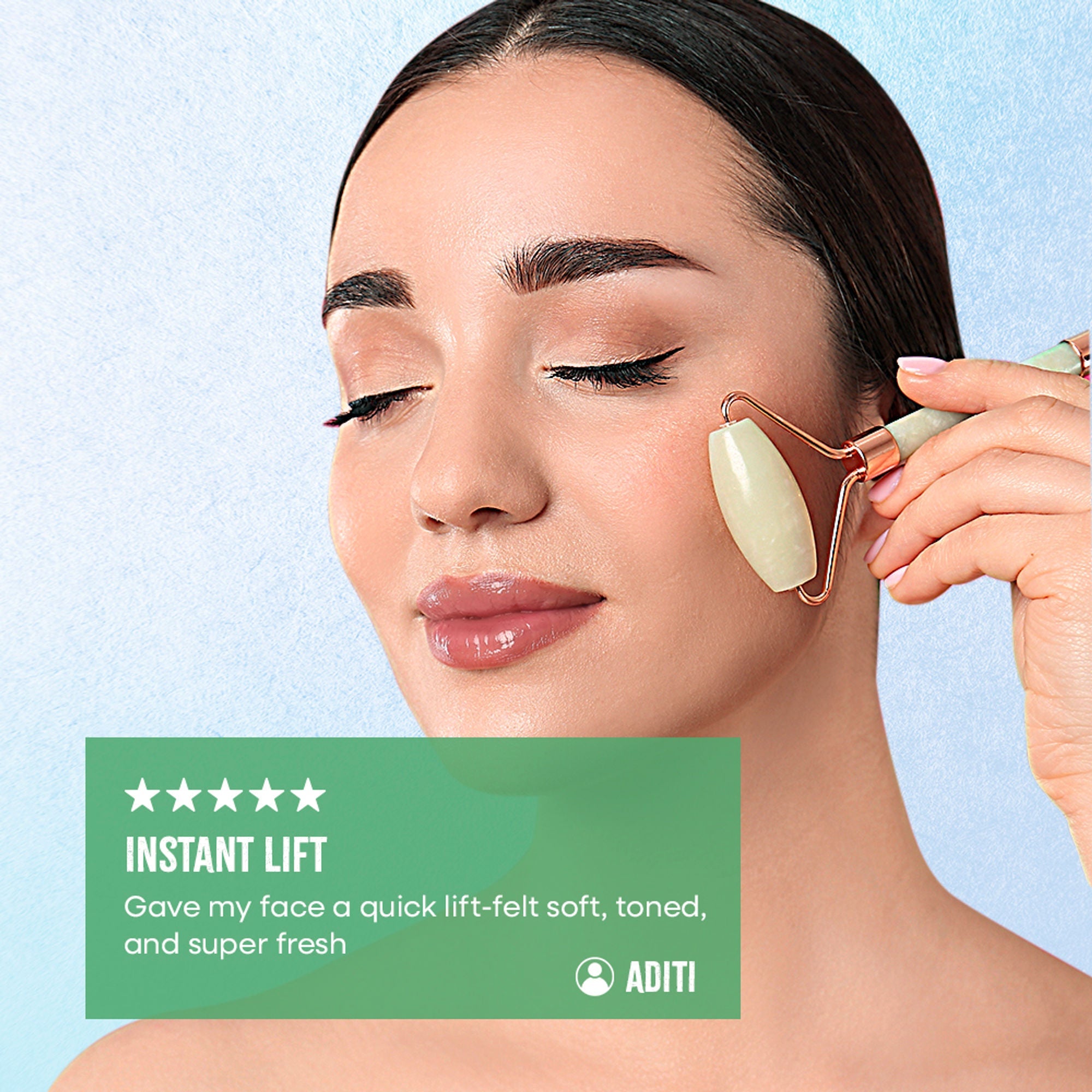 Nykaa Green Tea + Aloe Vera Sheet Mask For Hydrated Skin - Formulated in Korea - For All Skin Types - Rice Water + White Tea