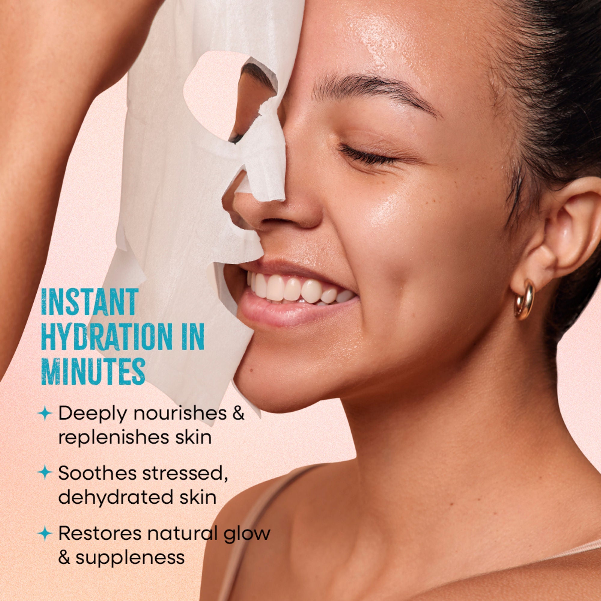 Nykaa Green Tea + Aloe Vera Sheet Mask For Hydrated Skin - Formulated in Korea - For All Skin Types - Rice + Camelia