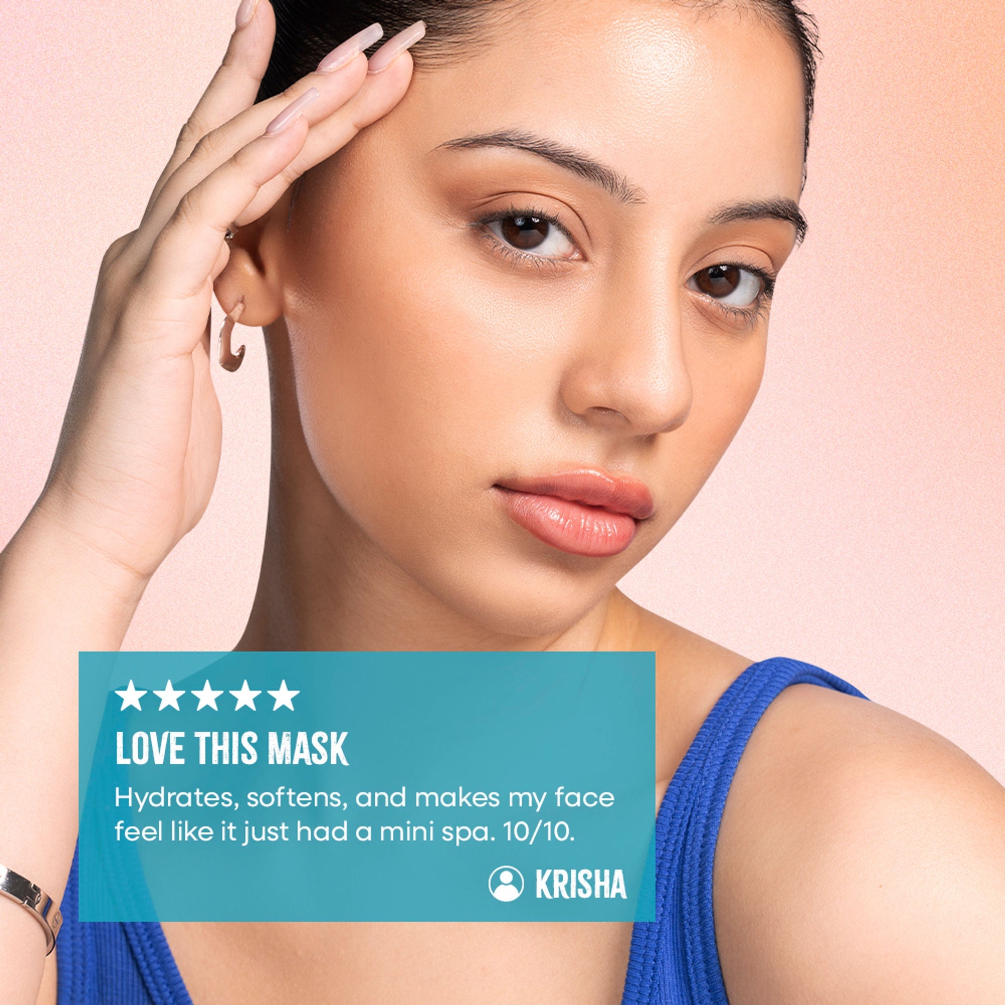 Nykaa Green Tea + Aloe Vera Sheet Mask For Hydrated Skin - Formulated in Korea - For All Skin Types - Rice + Camelia