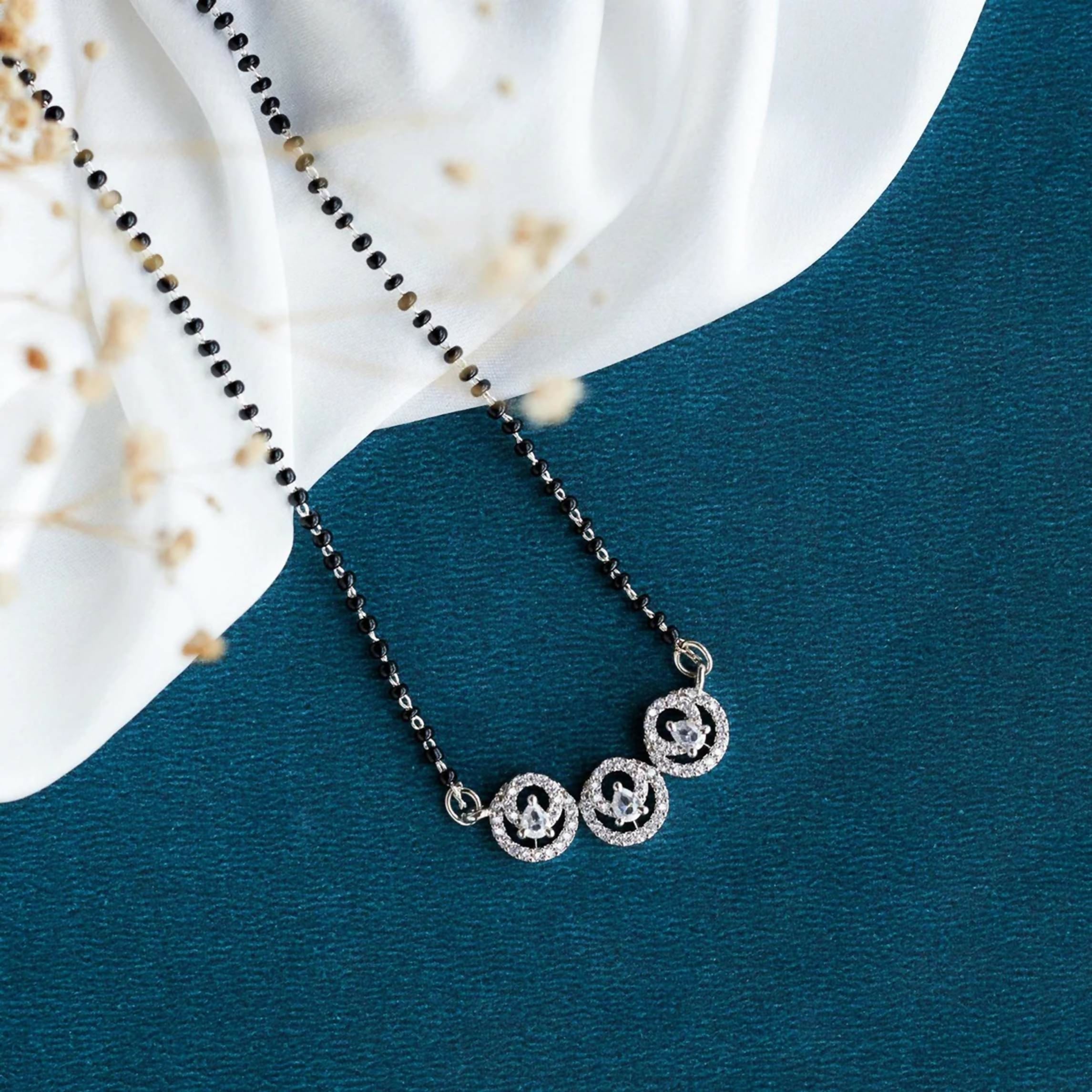 Joban Fashion Women White Ad Mangalsutra | Grab2Buy