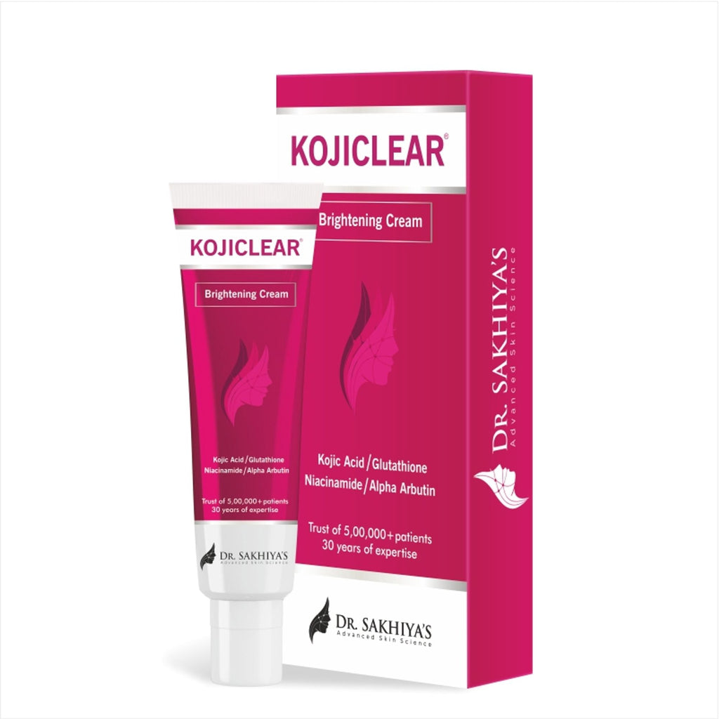 Dr.Sakhiya Kojiclear Whitening Brightening Tan Removal Face Cream with Kojic Acid Glutathione | Grab2Buy
