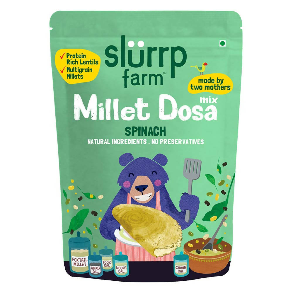 Slurrp Farm Spinach Millet Dosa Mix | Grab2Buy