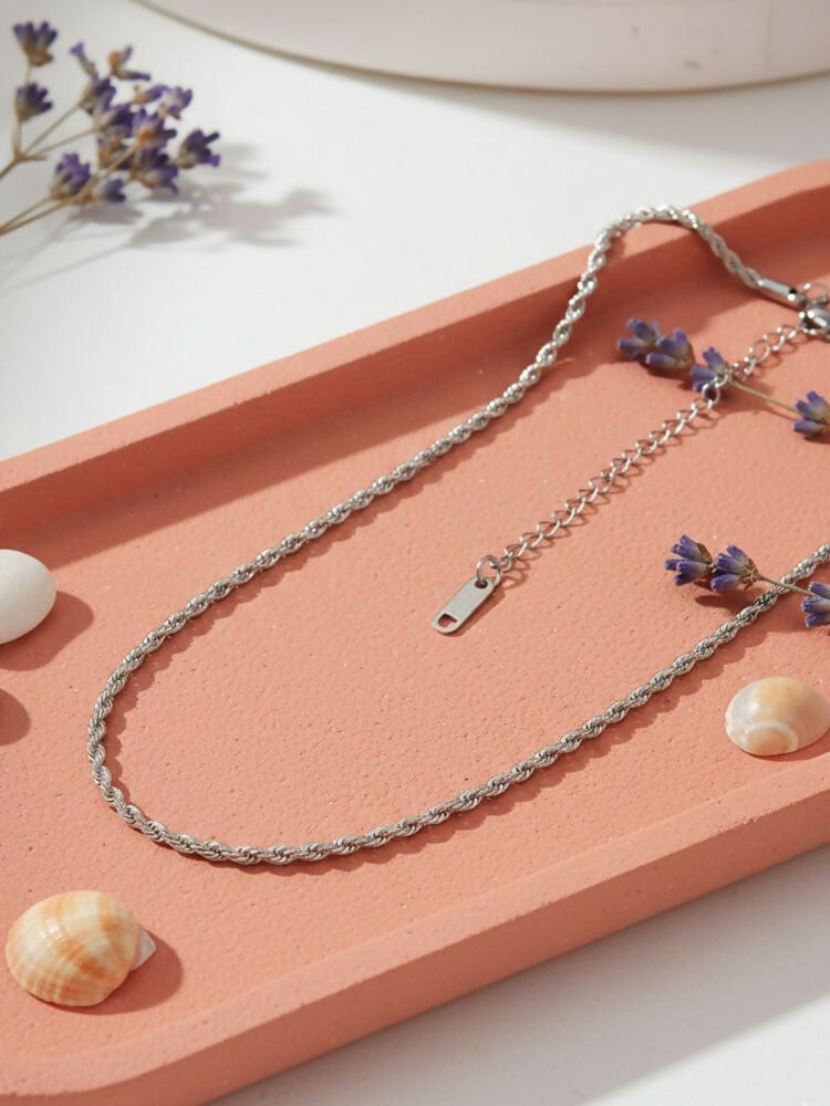 NVR Women German Silver Oxidised Chain | Grab2Buy