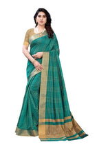 Vamika Green Cotton Silk Weaving Saree (Anaya Green) | Grab2Buy