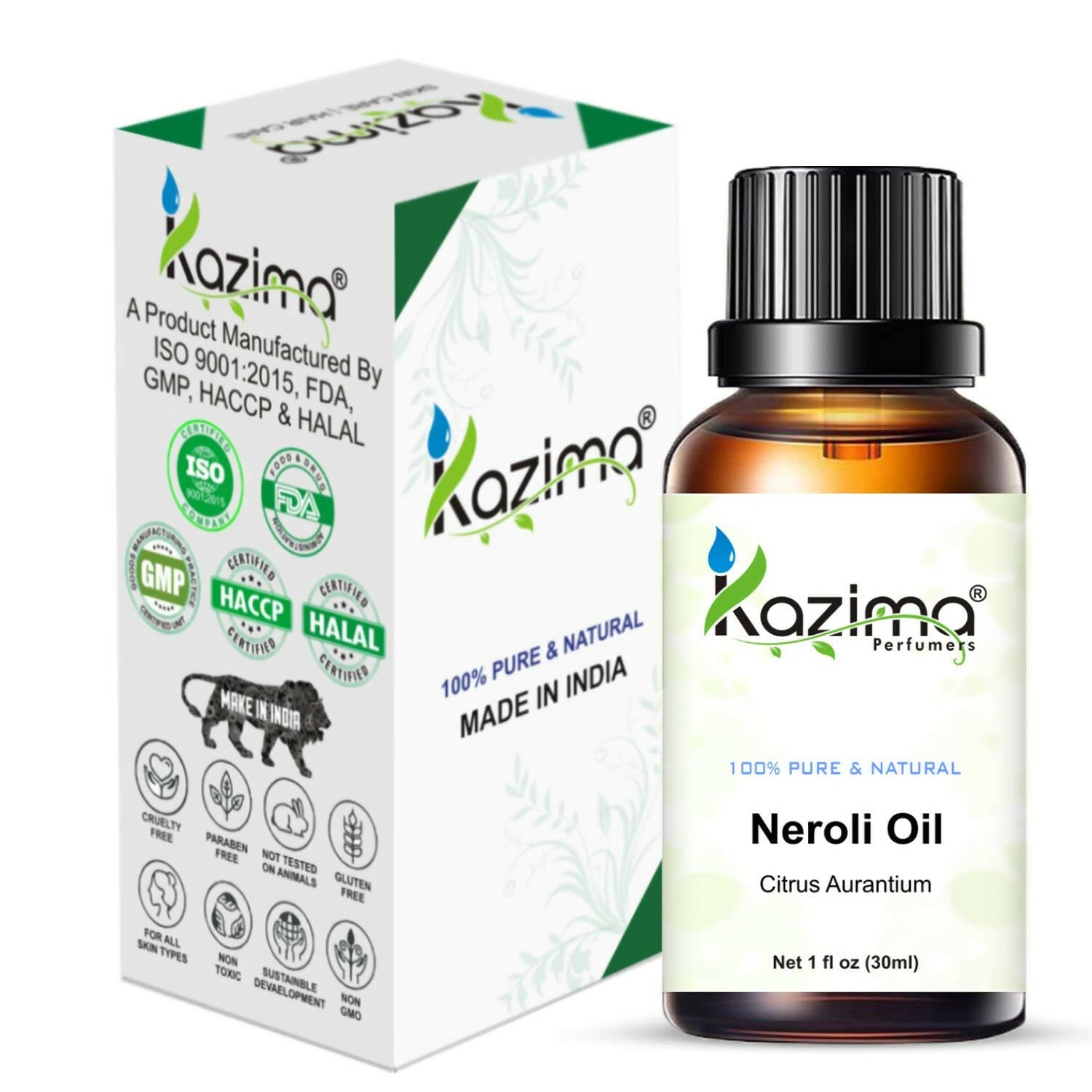 Kazima Neroli Essential Oil for Skin & Hair Care | Grab2Buy