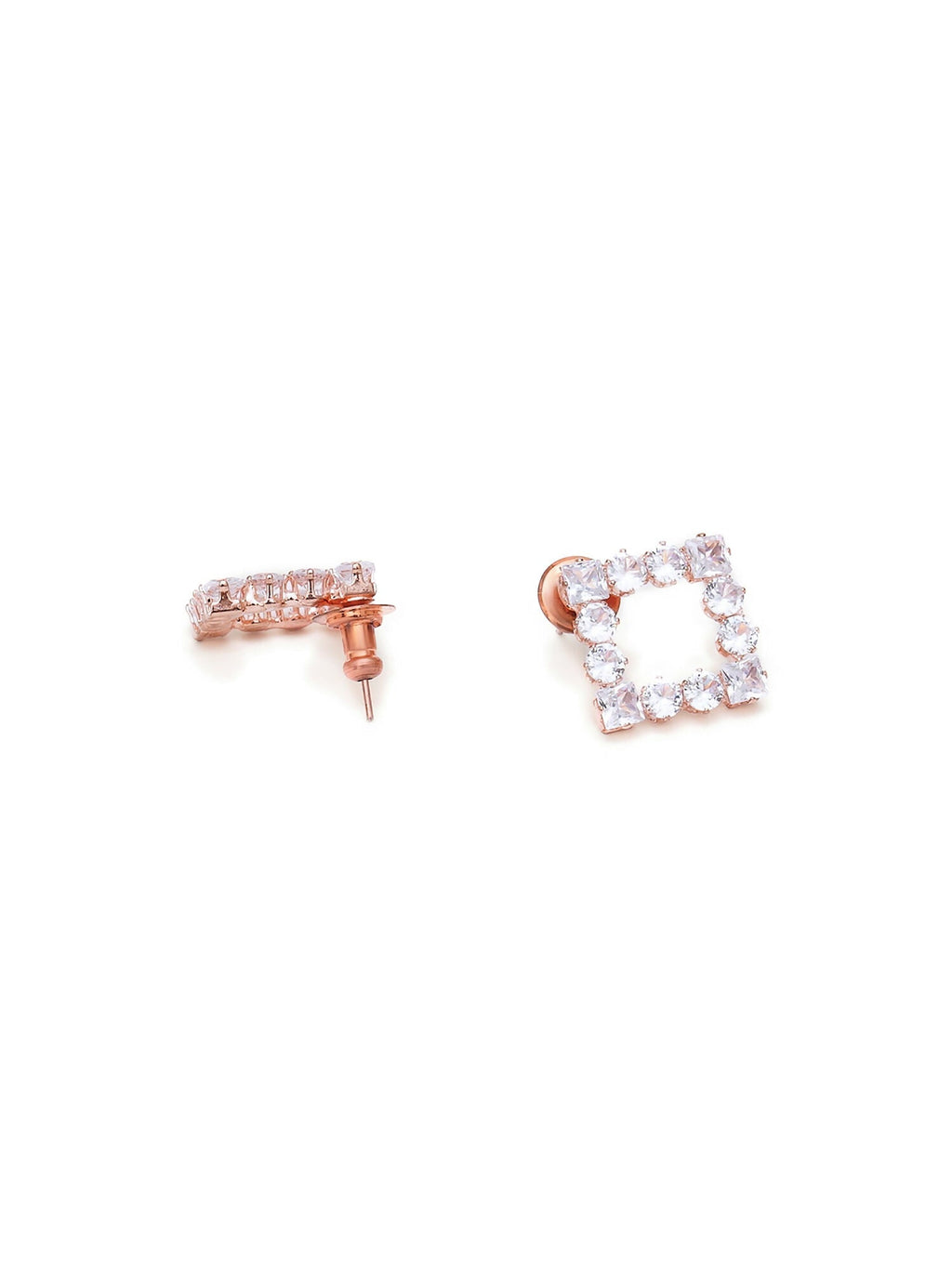 stone stud (Rose gold) - Ruby Raang | Grab2Buy