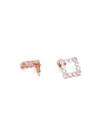 stone stud (Rose gold) - Ruby Raang | Grab2Buy
