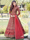Partywear Designer Red Heavy Soft Killer Silk Salwar Suit - Anbazaar | Grab2Buy