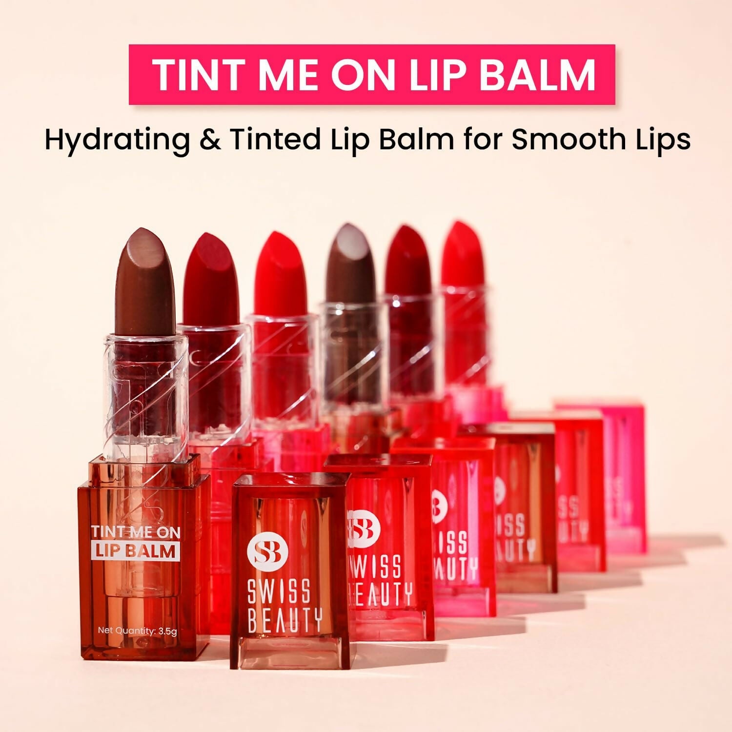 Swiss Beauty Tint Me On Lip Balm - Cupcake Pink | Grab2Buy