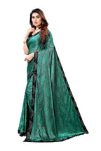 Vamika Rama Green Malai Silk Embroidery Saree | Grab2Buy