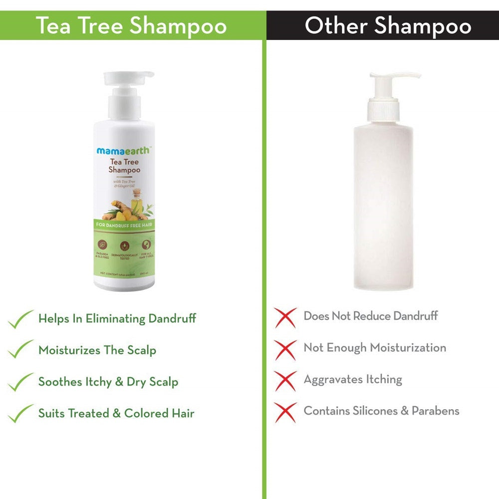 Mamaearth Tea Tree Shampoo & Onion Hair Oil | Grab2Buy