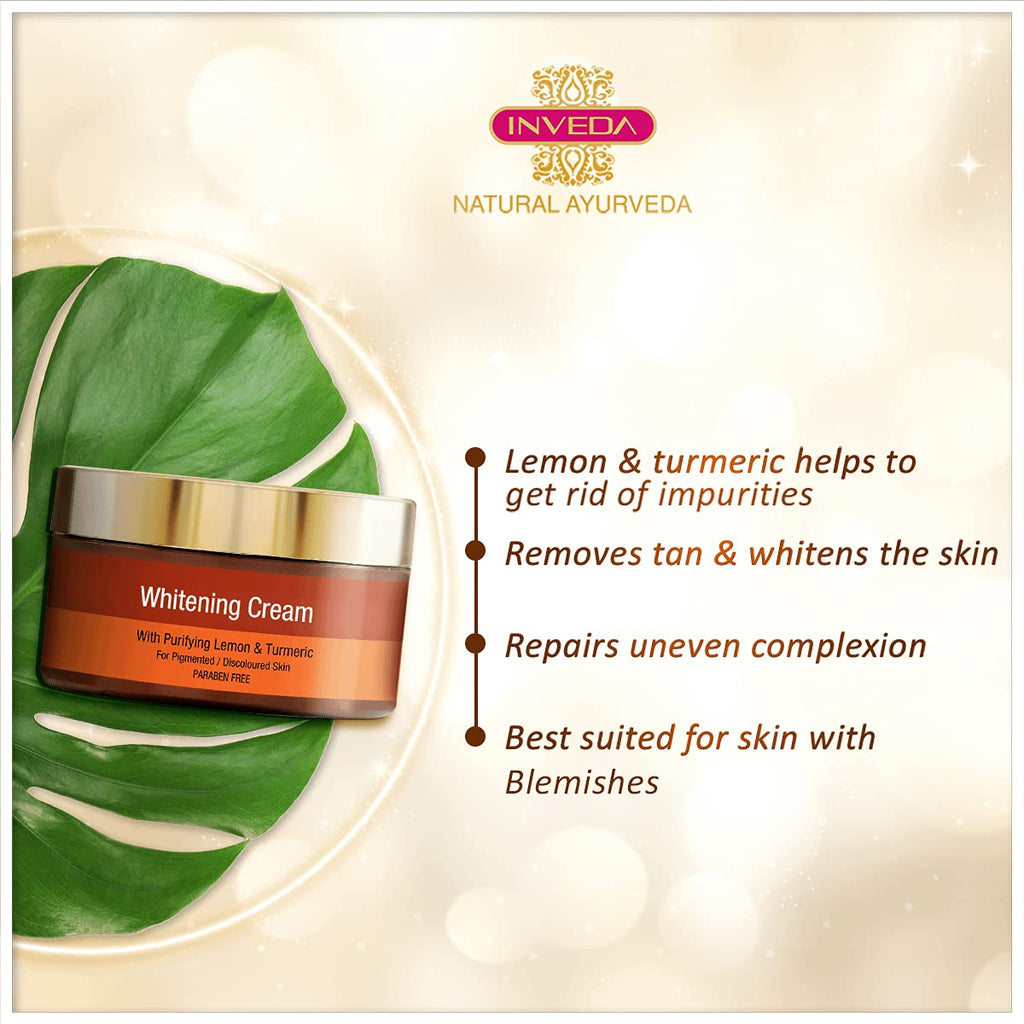 Inveda Whitening Cream with Purifying Lemon & Turmeric | Grab2Buy