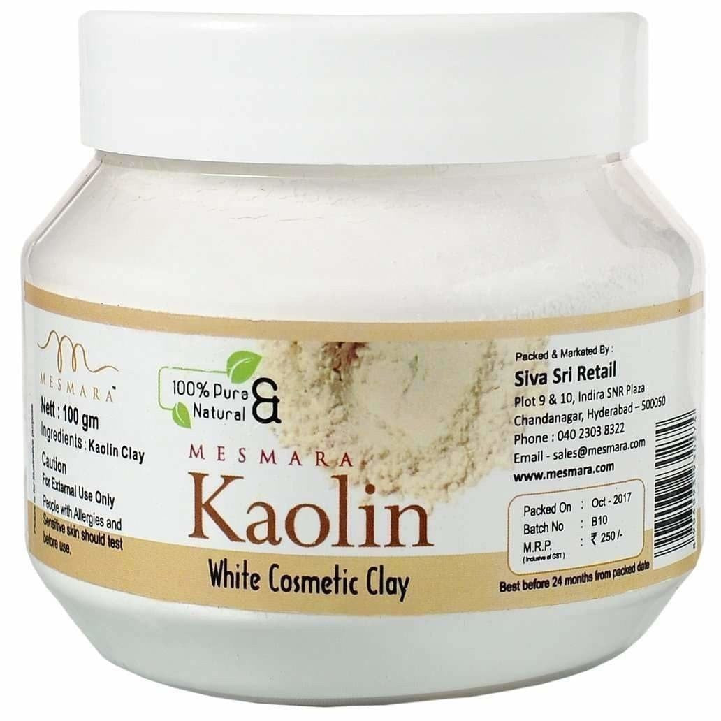 Mesmara Kaolin White Cosmetic Clay, 100g | Grab2Buy