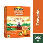 Tata Tea Teaveda Powder | Premium Assam Tea Leaves | Made With Goodness of Indian Herbals - Tulsi, Elaichi, Ginger & Brahmi | Grab2Buy