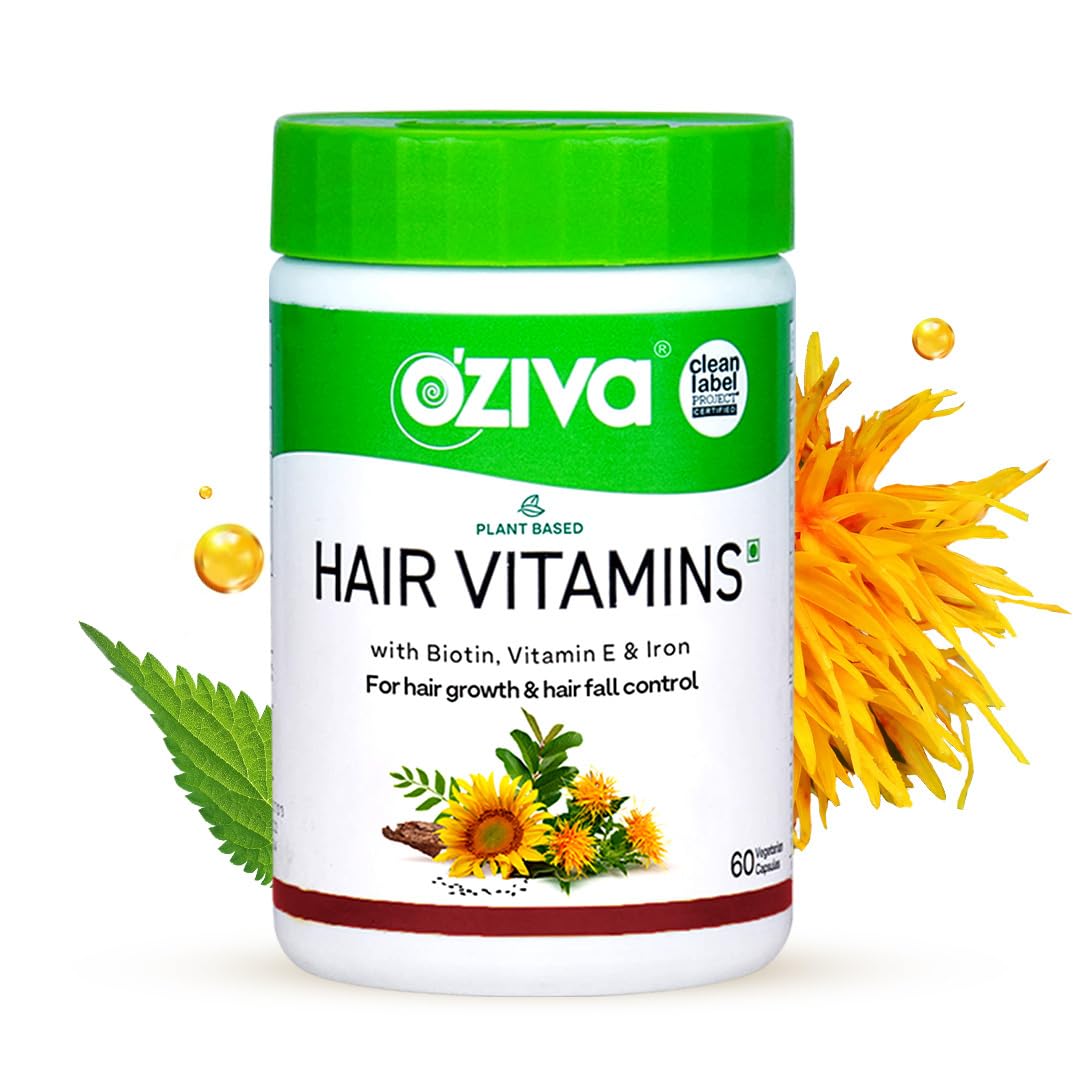 OZiva Hair Vitamins (With Biotin, Iron & Vitamin E) | Grab2Buy