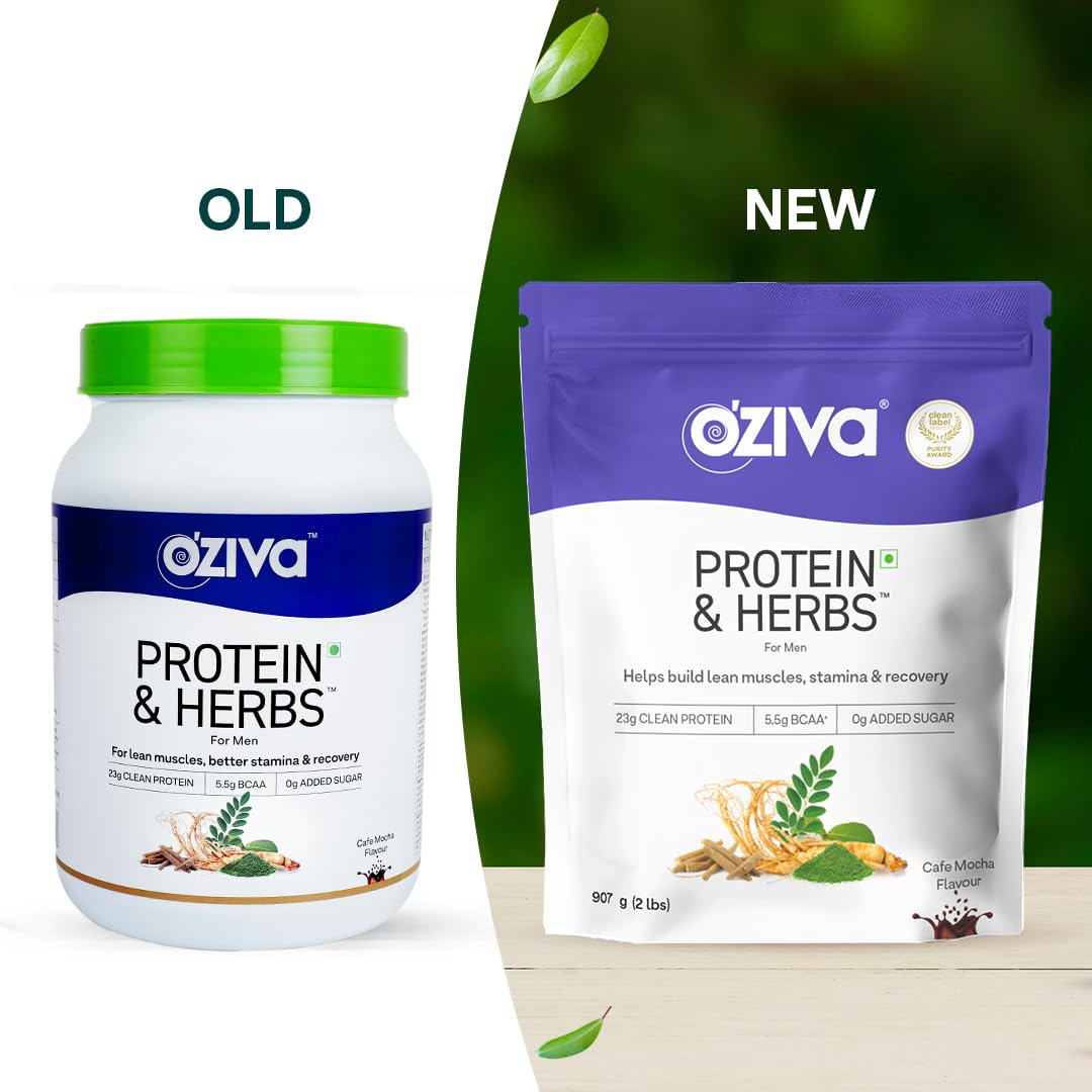 OZiva Protein & Herbs for Men | Grab2Buy