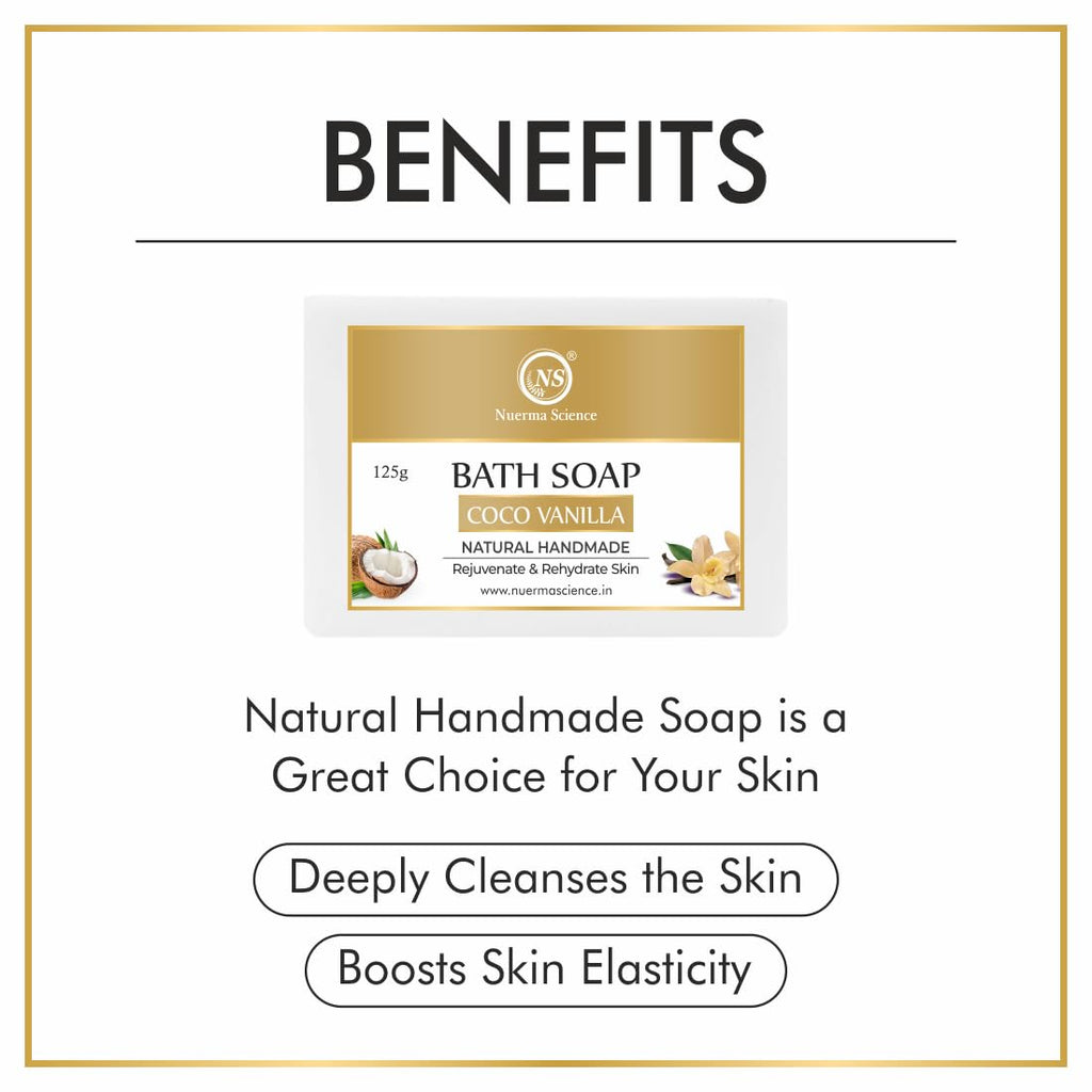 Nuerma Science Coco Vanilla Bath Soap | Rejuvenate & Rehydrates Skin | Grab2Buy