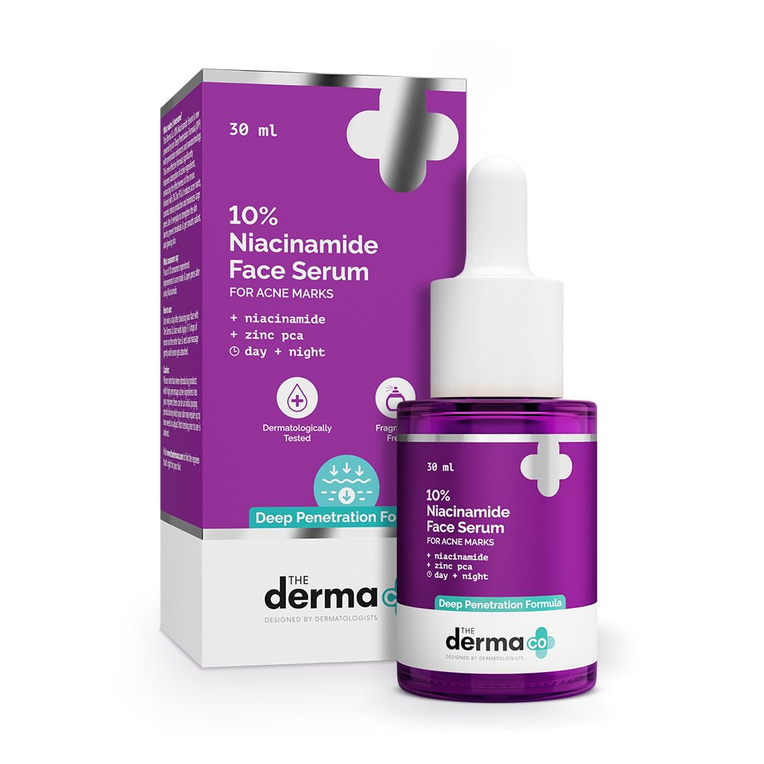 The Derma Co 10% Niacinamide Face Serum For Acne Marks & Acne Prone Skin | Grab2Buy