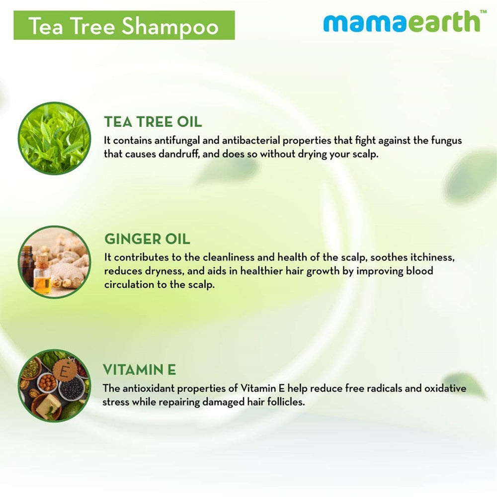 Mamaearth Tea Tree Shampoo & Onion Hair Oil | Grab2Buy