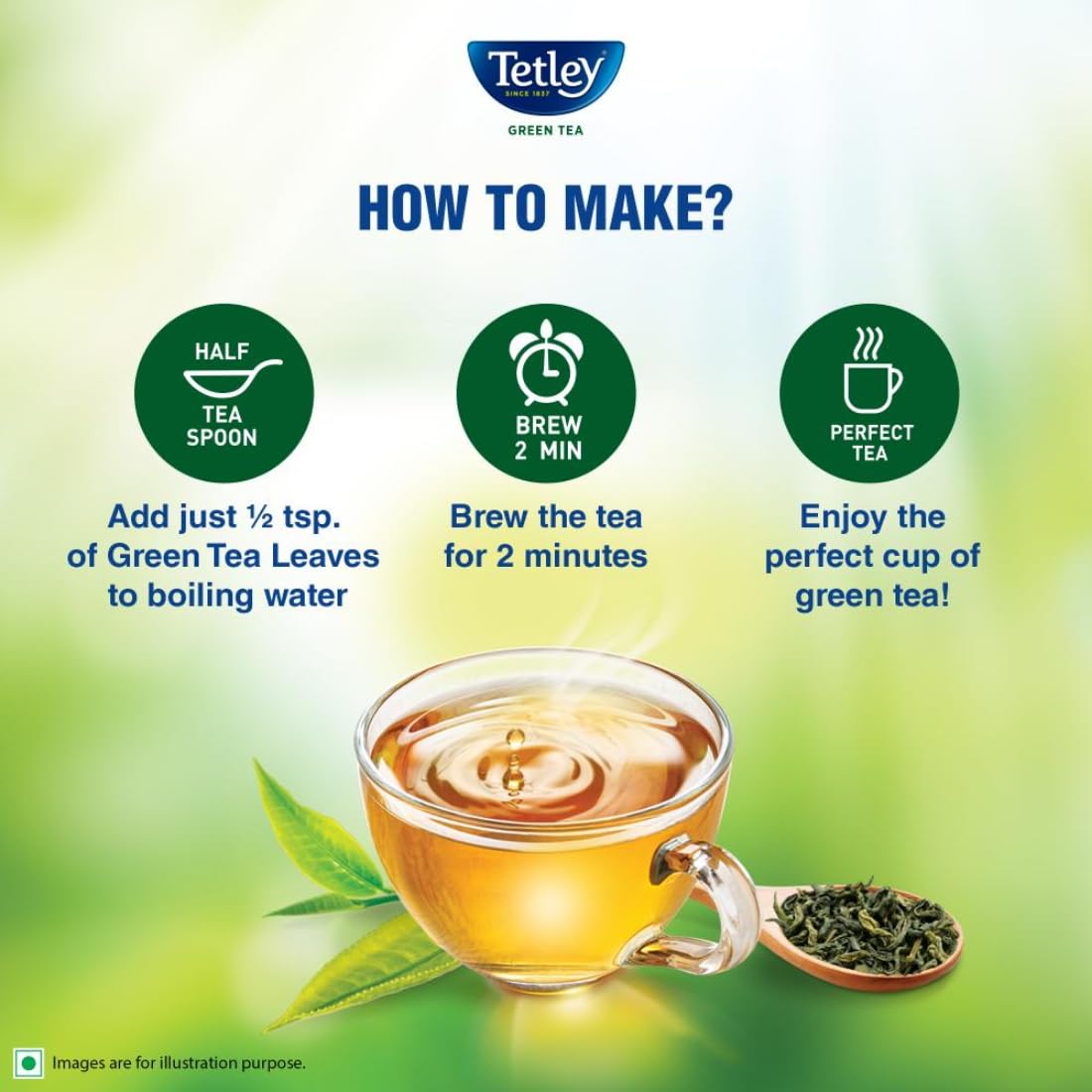 Tetley Long Leaf Green Tea | Grab2Buy