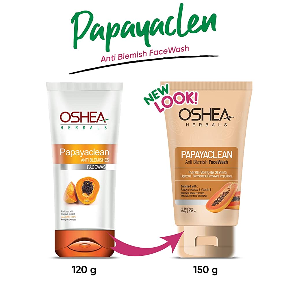 Oshea Herbals Papayaclean Anti Blemish Face Wash | Grab2Buy