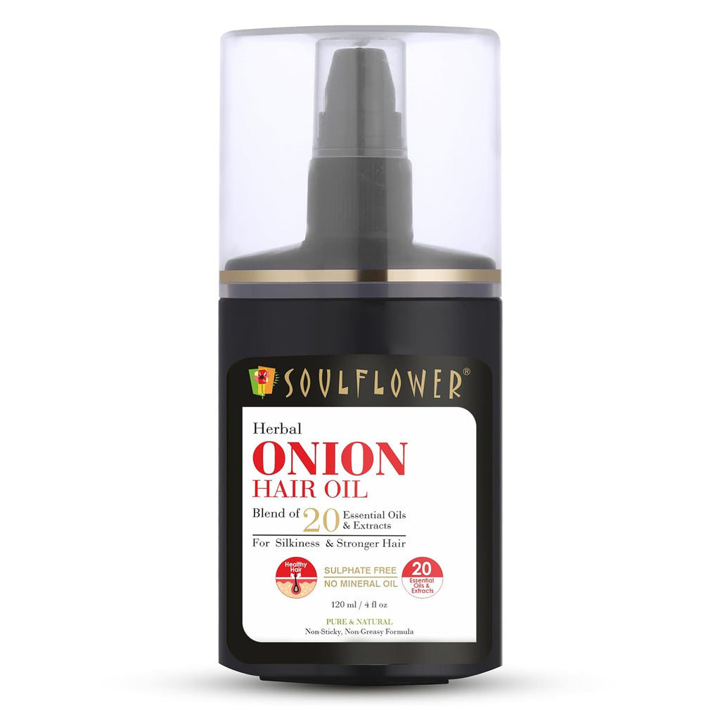 Soulflower Herbal Onion Hair Growth Oil | Grab2Buy