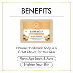 Nuerma Science Sandalwood Bath Soap | Spotless, Ageless & Acne-Free Skin
