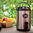 Cello Thunder Stainless Steel Flask, 4 Litres, Black | Grab2Buy