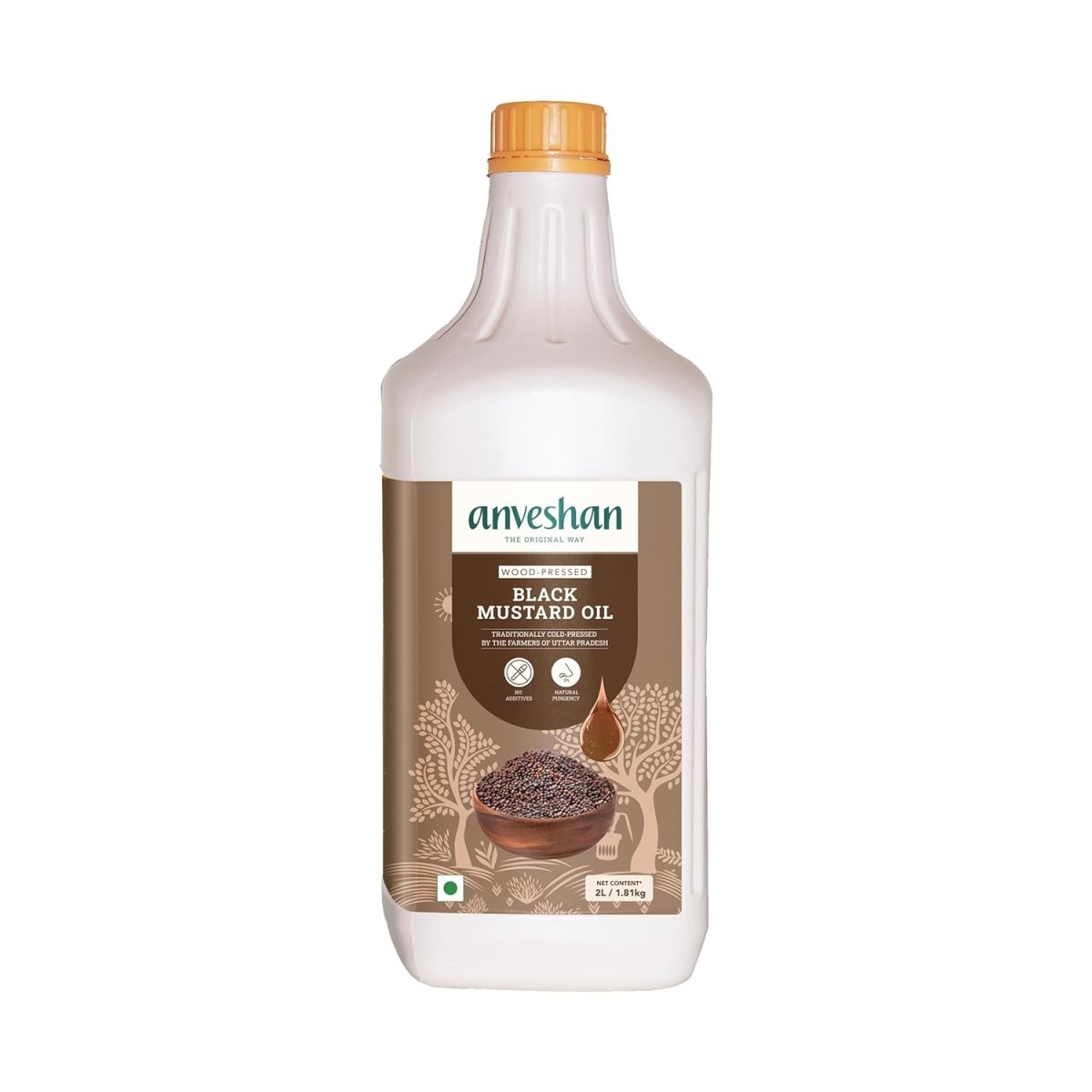 Anveshan Wood Pressed Black Mustard Oil | Grab2Buy