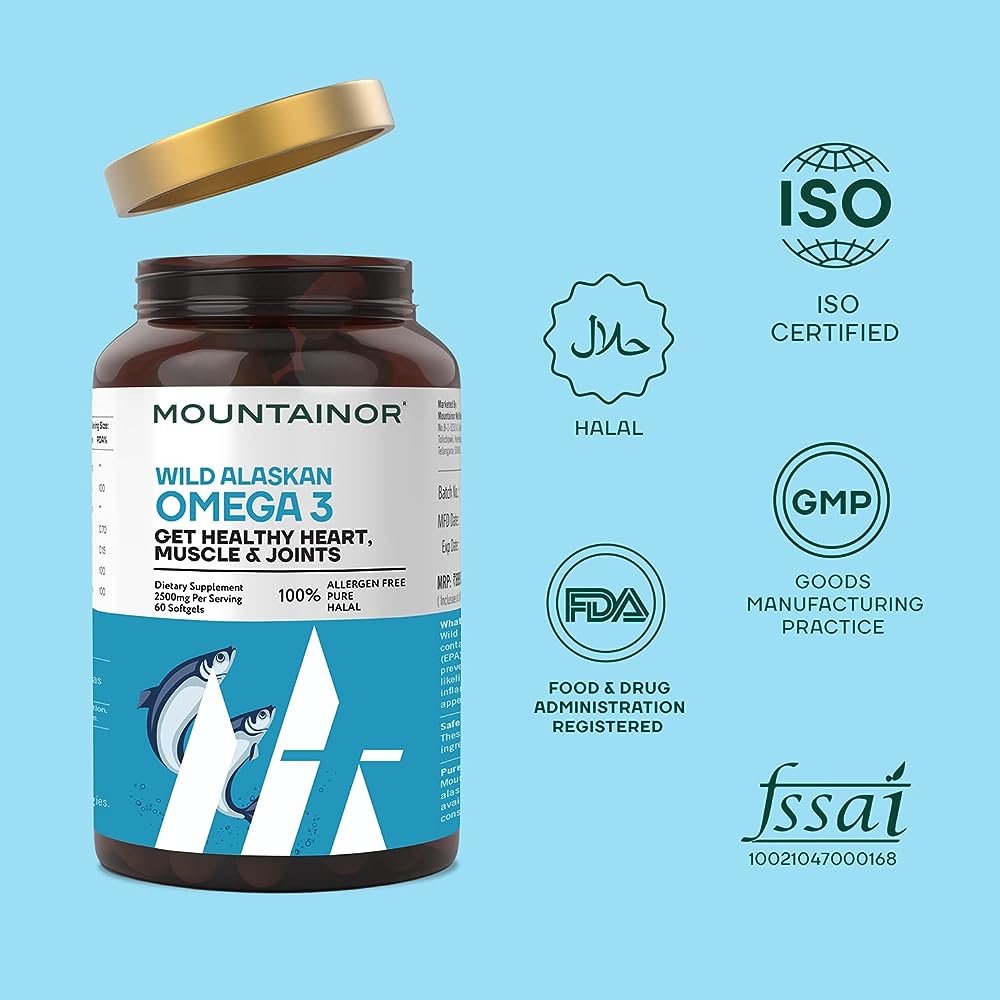 Mountainor Wild Alaska Omega-3 Soflgels | Grab2Buy
