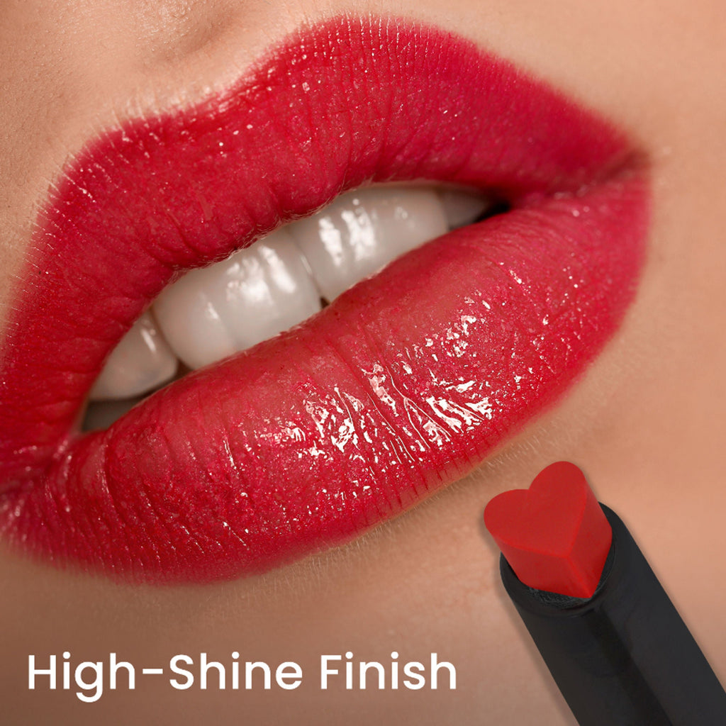 Swiss Beauty My Shine High Pigmented & Long-Lasting Lipstick Enriched with Vitamin E - 08 Its Rouge | Grab2Buy